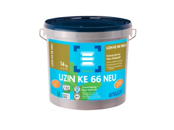 UZIN DISPERZNÍ LEPIDLA NA PVC, PRYŽ, TEXTILIE - Disperzní lepidlo na podlahy UZIN KE 66 balení 14kg